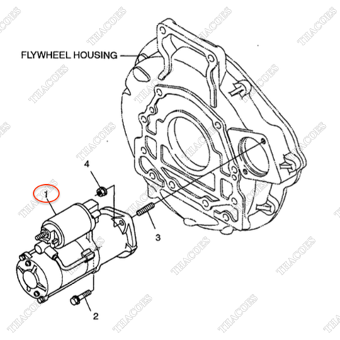 Máy đề khởi động BN-1K012-63010