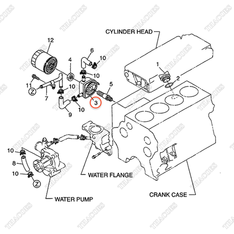 Két mát dầu nhớt BN-1C010-37010