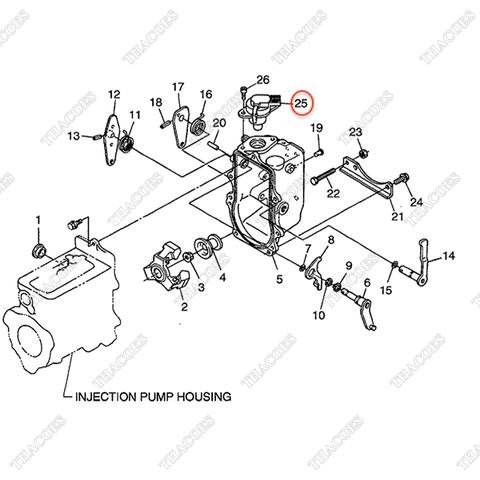 Van điện mở dầu BN-1C010- 60014