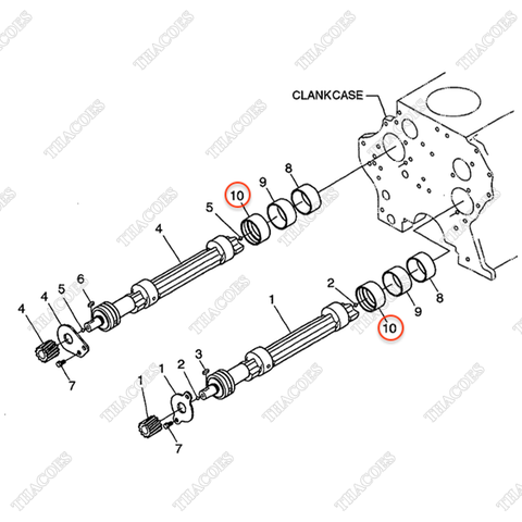 Bạc trục cân bằng BN-1C011-26990 (2c)
