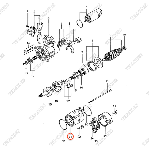 Vỏ đề AG-M800X-70471 (Stator)