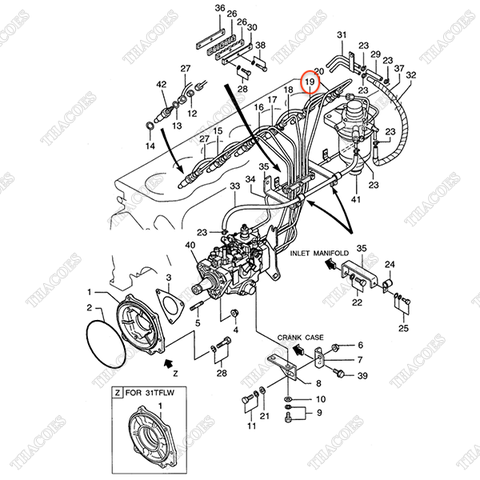 Ống dầu số 5 AG-32B61-50500