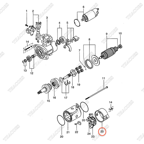 Nắp đuôi đề AG-M642X-34071