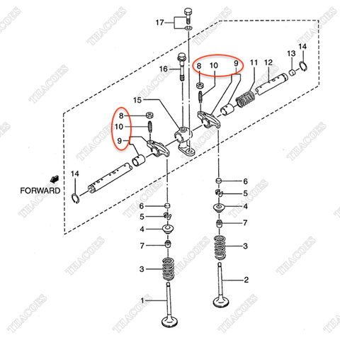 Cò xupap AG-32A04-22010 (12 cái)