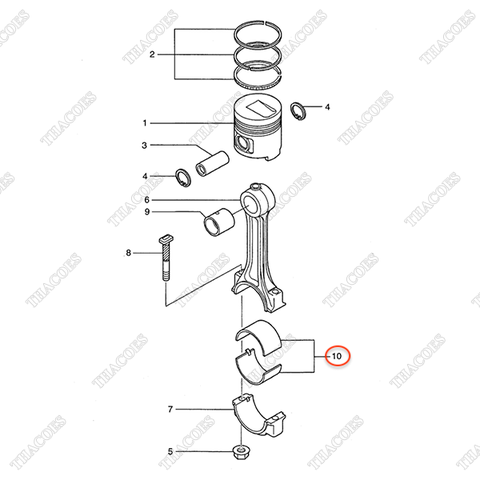 (+0,25) Bạc biên AG-32B19-09021 (6 cặp)