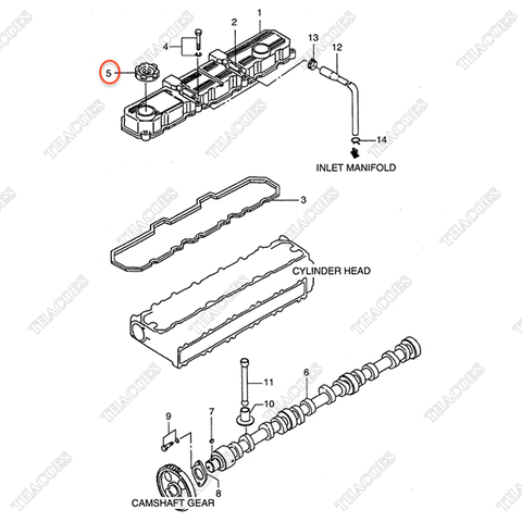 Nắp dầu dàn cò AG-MD008784