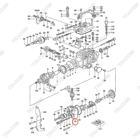 Đầu bơm cao áp AG-14640-54420