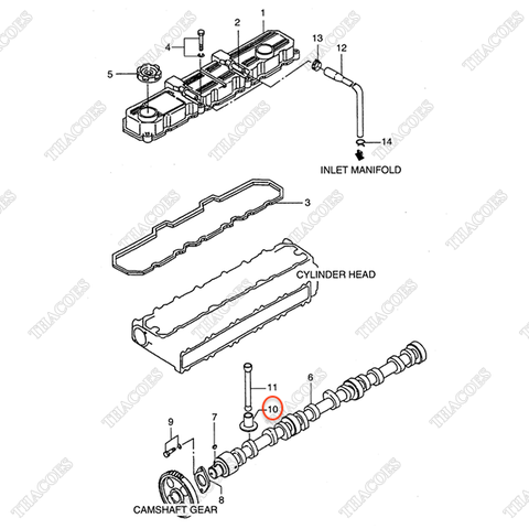 Con đội trục cam AG-32A05-02101 (12 cái)