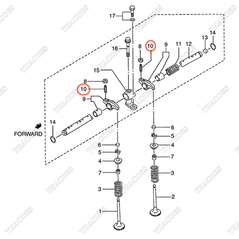 Vít điều chỉnh cò AG-32A04-02401