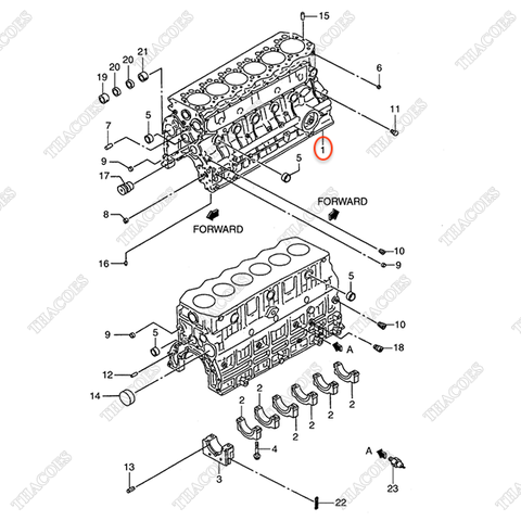 Thân lốc động cơ AG-32B07-01014