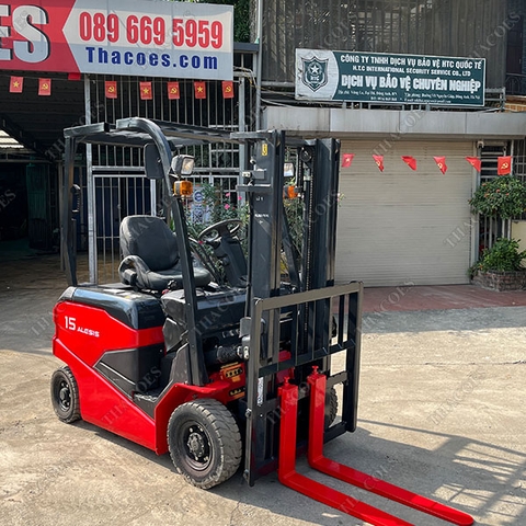 Xe nâng Nichiyu điện 1,5 tấn ngồi lái đời cao 2020