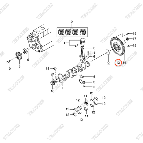 Bánh đà N-12310-GW600