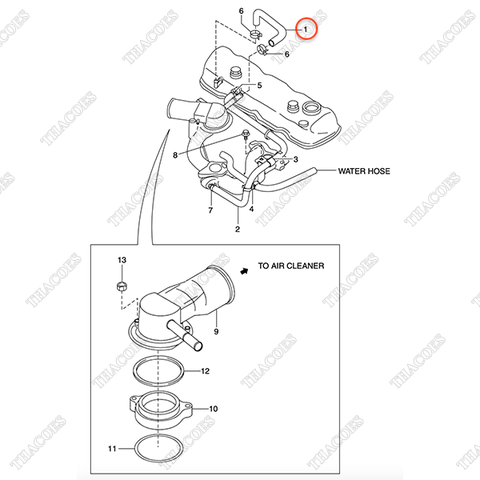 Ống cao su N-11828-FU400