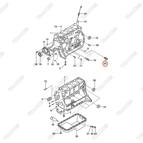 Cảm biến áp suất nhớt N-25240-89911