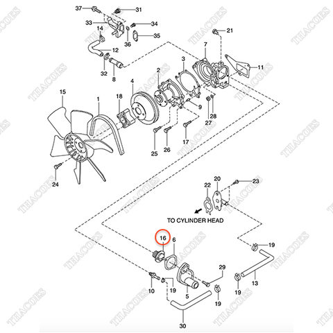Van hằng nhiệt N-21200-50K00