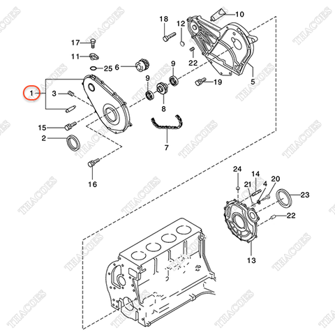 Nắp đầu máy N-13501-FU400