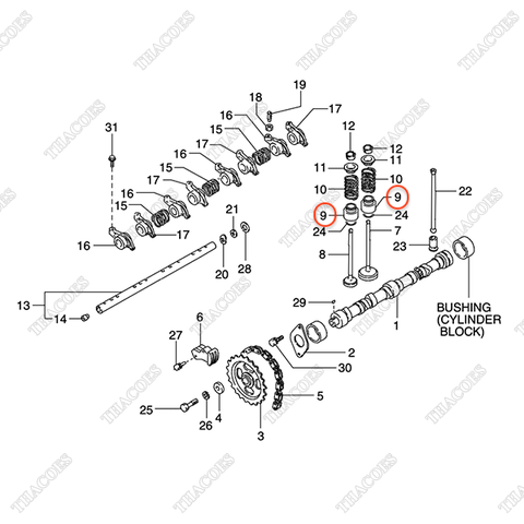 Phớt ghít N-13207-53F00 (8 cái)