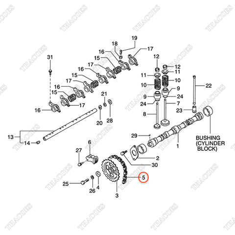 Xích cam N-13028-FU400