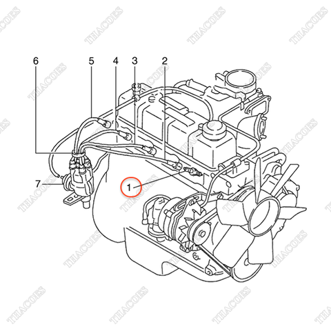 Bugi đánh lửa N-22401-FU412 (4 cái)
