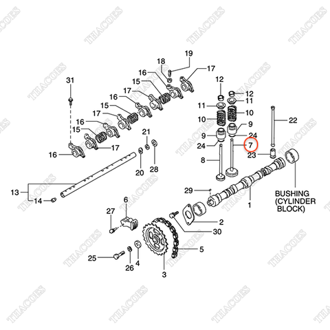 Xupap hút N-13201-FY500 (4 cái)
