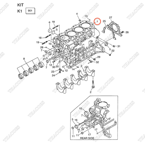 Thân động cơ A-11010-NA00A