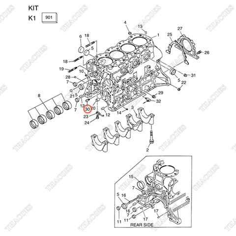 Ống phun dầu A-13081-40K00