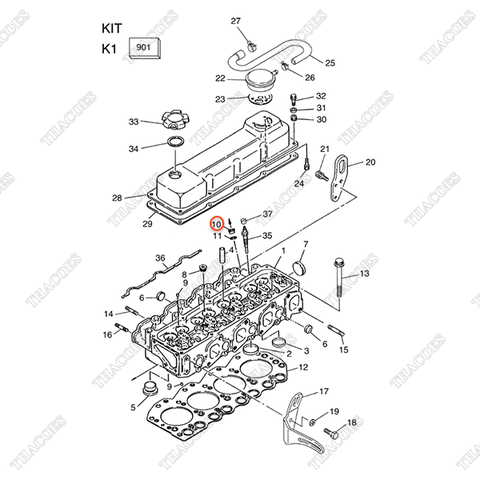 Chụp bảo vệ kim phun A-16650-43G01 (4c)