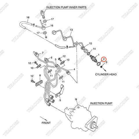 Vòng đệm đầu kim A-16625-43G00