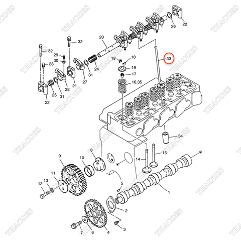 Đũa đẩy xupap A-13238-43G00 (8c)