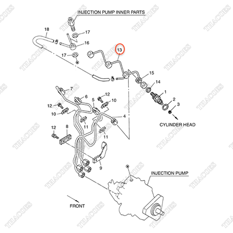 Ống dầu hồi A-16670-43G00