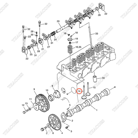 Xupap hút A-13201-1W400 (4c)