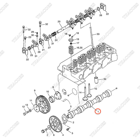 Trục cam A-13001-54T03