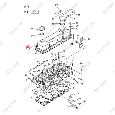 Nắp dàn cò A-13264-02N03