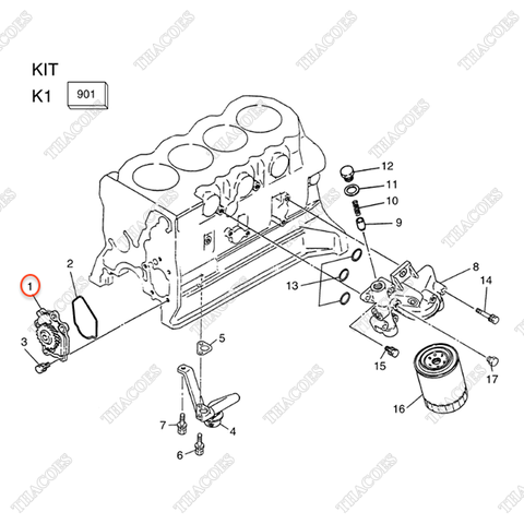Bơm nhớt A-15010-43G06