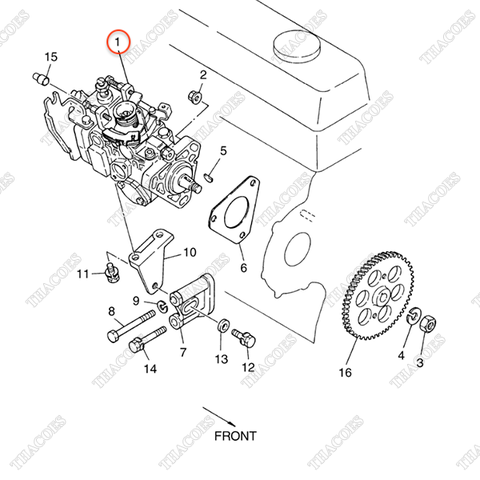 (Std) Bơm cao áp A-16700-40K11 (-732742)