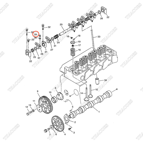 Vít điều chỉnh cò A-13234-43G01 (8c)