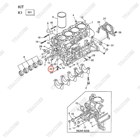 Ống dầu bôi trơn A-12124-43G02