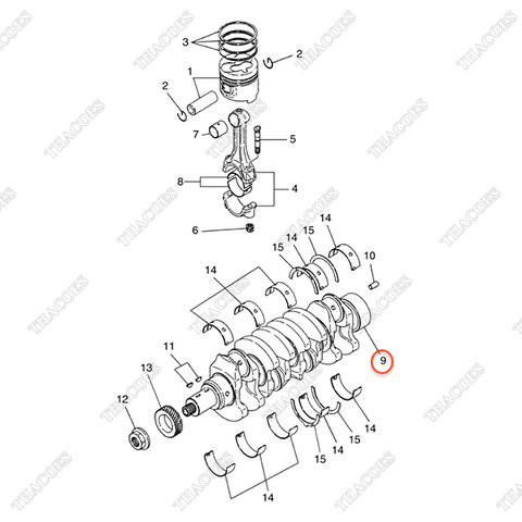 Trục cơ A-12200-6T002