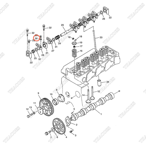 Ecu vít điều chỉnh cò A-01225-00112 (8c)