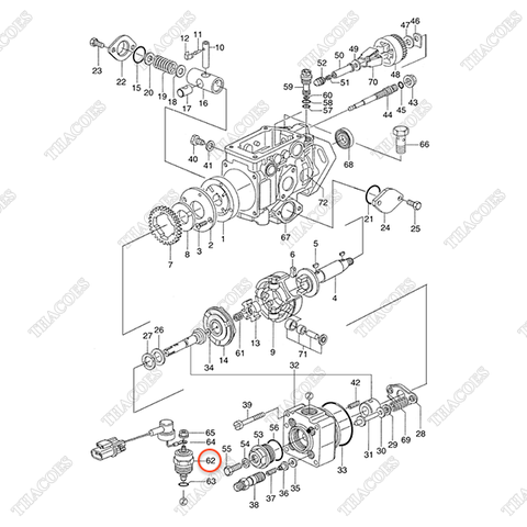 Van điện mở dầu A-146650-0720 (12V)