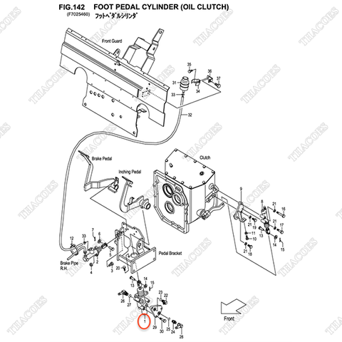 (Seri 1-1240) Tổng côn trên 224W5-30202