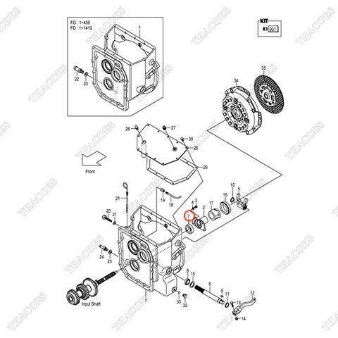 (Kit) Phớt dầu 12P43-12011