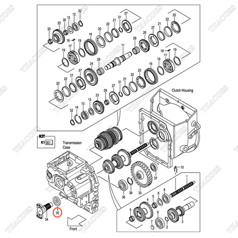 Phớt dầu 12N53-82211