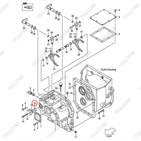 (Kit K2) Oring 03310-00300