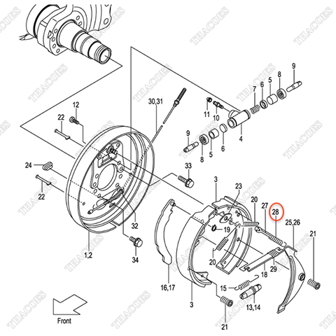 Lò xo phanh 23653-72171