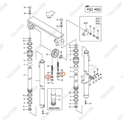 (VFHM2N5) Ecu 22218-40191