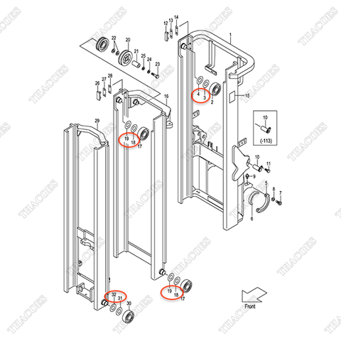 (VFHM2N5) Căn đệm 277P8-22081 (1mm)