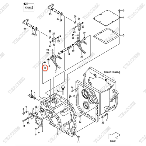 (Kit K2) Oring 03300-00160