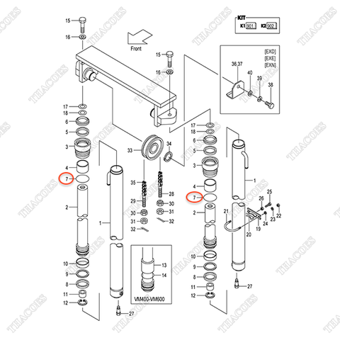(VM2N4, VM2N5) (K2 902) Oring B-30161-91774