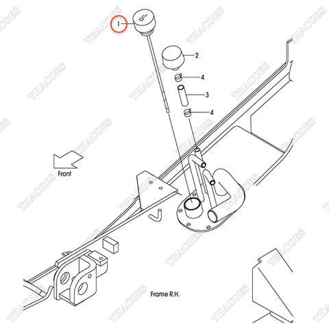 (Seri 1-745) Que thăm dầu 22N57-52102